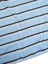 画像をギャラリービューアに読み込む, 80-90's "VALENTINO UOMO" NECK SIDE BUTTON STRIPE TEE