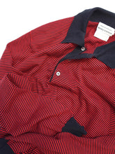 画像をギャラリービューアに読み込む, 90's "MAUS&HOFFMAN" STRIPE COTTON KNIT POLO
