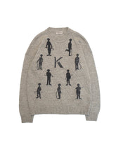 画像をギャラリービューアに読み込む, 90'S KRIZIAUOMO" MAN SILHOUETTE KNIT SWEATER BY MISS DEANNA