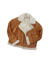 Load image into Gallery viewer, 80-90'S "ACTUAL LONDON" MOUTON RIDERS JACKET