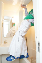 画像をギャラリービューアに読み込む, 00'S "MC PLANET" DRAW STRING DEFORMED WIDE FLARE CARGO PANTS