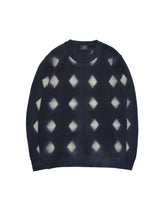 画像をギャラリービューアに読み込む, 90'S "MD UOMO" SHADOW ARGYLE KNIT SWEATER BY MISS DEANNA