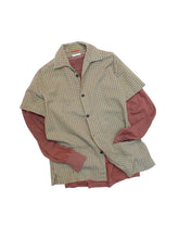 Load image into Gallery viewer, 90-00'S "PAUL SMITH" SHARK COLLAR SEERSUCKER S/S SHIRT JACKET