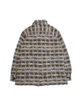 画像をギャラリービューアに読み込む, 90'S "MISSONI" JACQUARD KNIT SHIRT JACKET