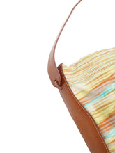 画像をギャラリービューアに読み込む, 90's "MISSONI" STRIPED CANVAS ONE SHOULDER BAG