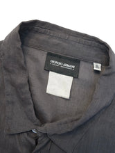 画像をギャラリービューアに読み込む, 90's "GIORGIO ARMANI" SHEER LINEN SHIRT JACKET
