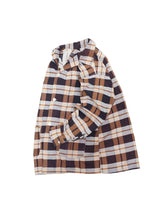 画像をギャラリービューアに読み込む, 50'S "CLUB LOUNGE BY WELDON" CHECK PATTERN COTTON ROOM SHIRT