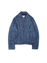 画像をギャラリービューアに読み込む, 90'S "COLIN HARVEY" SHINY FABRIC ZIP UP JACKET