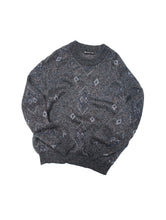 画像をギャラリービューアに読み込む, 90'S "ST.MICHAEL" DIA JACQUARD KNIT SWEATER