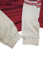 画像をギャラリービューアに読み込む, 70~80'S "SPALDING" FOOTBALL LEAGUE PRINTED SLEEVE MOCK NECK L/S TEE