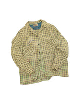 画像をギャラリービューアに読み込む, 40'S "GOODWEAR KNITTING MILLS" WOOL TWEED CHECK PATTERN SHIRT