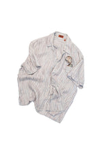 画像をギャラリービューアに読み込む, 90's "MISSONI" OPEN COLLAR LINEN SHIRT