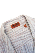 画像をギャラリービューアに読み込む, 90's "MISSONI" OPEN COLLAR LINEN SHIRT