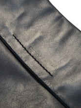 画像をギャラリービューアに読み込む, 00'S "DKNY" VELCRO FLAP LEATHER ONE SHOULDER BAG