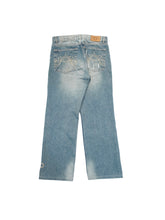 画像をギャラリービューアに読み込む, 00's "GSUS" THORN STITCH DENIM PANTS