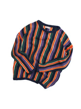 画像をギャラリービューアに読み込む, 90'S "ESPRIT" MULTI STRIPE COTTON KNIT