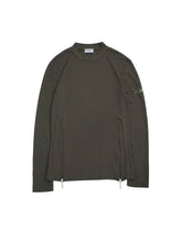 画像をギャラリービューアに読み込む, 00's "VERSACE SPORT" ZIP DESIGN STRECH MOCK L/S TEE