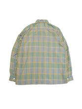 画像をギャラリービューアに読み込む, 60'S "HATHAWAY" OPEN COLLAR SILK CHECK SHIRT