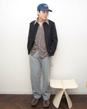 Load image into Gallery viewer, 60-70'S UNKNOWN COTTON POLY KNIT HOUND TOOTH SHIRT