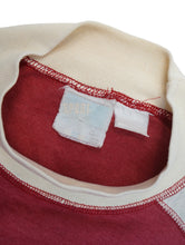 画像をギャラリービューアに読み込む, 70~80'S "SPALDING" FOOTBALL LEAGUE PRINTED SLEEVE MOCK NECK L/S TEE