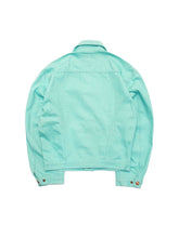 Load image into Gallery viewer, 90'S "BEST COMPANY" SHORT LENGTH BEST BLUE TRUCKER JACKET