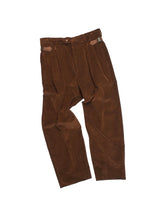 画像をギャラリービューアに読み込む, 90'S "SALVATORE FERRAGAMO" SIDE VARA TWO-TUCK CORDUROY PANTS