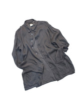 画像をギャラリービューアに読み込む, 90's "GIORGIO ARMANI" SHEER LINEN SHIRT JACKET