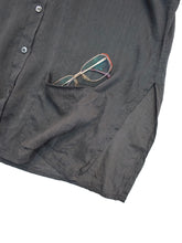 画像をギャラリービューアに読み込む, 90's "GIORGIO ARMANI" SHEER LINEN SHIRT JACKET