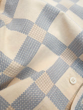 画像をギャラリービューアに読み込む, 90'S "SOVIET" GEOMETRIC CHECK PATTERN L/S SHIRT