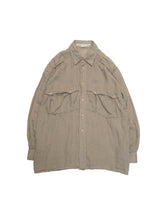 Load image into Gallery viewer, 80'S "UMBERTO GINOCCHIETTI" CARGO POCKET LINEN SHIRT