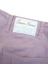 画像をギャラリービューアに読み込む, 90-00's "MESSAGE" LINEN COTTON SHORTS
