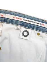 画像をギャラリービューアに読み込む, 00's "GSUS" THORN STITCH DENIM PANTS