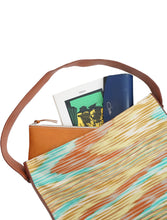 画像をギャラリービューアに読み込む, 90's "MISSONI" STRIPED CANVAS ONE SHOULDER BAG