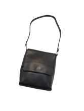 画像をギャラリービューアに読み込む, 00's"DKNY" FLAP DESIGN LEATHER ONE SHOULDER BAG