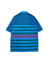 画像をギャラリービューアに読み込む, 90's "VALENTINO UOMO" MULTI STRIPE COTTON POLO SHIRT