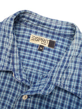 画像をギャラリービューアに読み込む, 90'S "ESPRIT" LINEN COTTON CHECK SHIRT