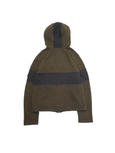 画像をギャラリービューアに読み込む, 90'S "KRIZIAUOMO" TWO TONE ZIP UP KNIT HOODIE