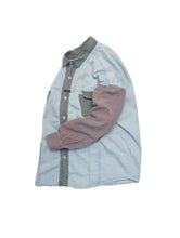 画像をギャラリービューアに読み込む, 80〜90's "BOGART" TRICOLOR DENIM SHIRT