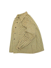 画像をギャラリービューアに読み込む, 40'S "GOODWEAR KNITTING MILLS" WOOL TWEED CHECK PATTERN SHIRT