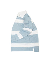 画像をギャラリービューアに読み込む, 90's"ERMENEGILDO ZEGNA" STRIPE LONG SLEEVE POLO SHIRT