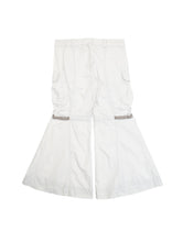 画像をギャラリービューアに読み込む, 00'S "MC PLANET" DRAW STRING DEFORMED WIDE FLARE CARGO PANTS