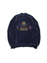 画像をギャラリービューアに読み込む, 80'S "AMERICAN SYSTEM" QUILT LINING VELVET AWARD JACKET