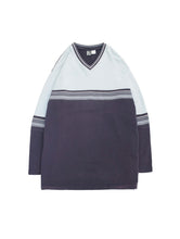 画像をギャラリービューアに読み込む, 90'S "B." V-NECK LINE DESIGN L/S TEE
