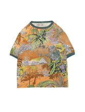 画像をギャラリービューアに読み込む, 80's "American System" ALL-OVER PRINT RINGER TEE