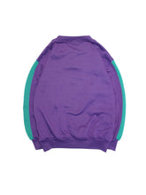 画像をギャラリービューアに読み込む, 80'S UNKNOWN STRIPE DESIGN HENRY NECK SWEATSHIRT