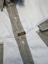 画像をギャラリービューアに読み込む, 80〜90's "BOGART" TRICOLOR DENIM SHIRT