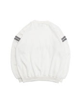 画像をギャラリービューアに読み込む, 80~90'S "PATRICE BREAL" TAPE DESIGN KNIT SWITCHING SWEATSHIRT