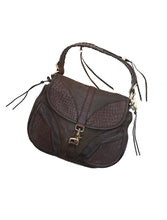 画像をギャラリービューアに読み込む, 00'S "DKNY" LIZARD EMBOSSED ONE SHOULDER BAG