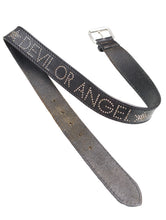 Load image into Gallery viewer, 00'S "ICEBERG" DEVIL OR ANGEL LEATHER STUDS BELT
