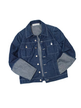 画像をギャラリービューアに読み込む, 90'S~00'S "FRANKIE MORELLO" ROLL UP DENIM JACKET
